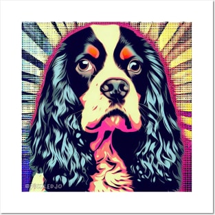 Spaniel Pop Art Posters and Art